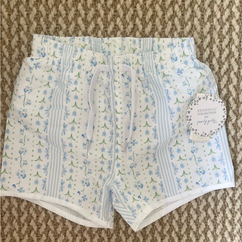 Edgehill Collection x Pearly Gates boys swim trunks NWT size 4/5